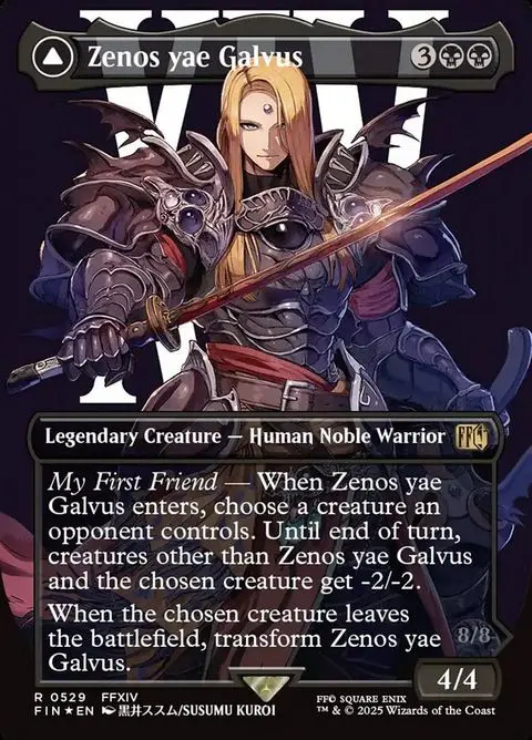 Zenos yae Galvus // Shinryu, Transcendent Rival (529) - Surge-Foil